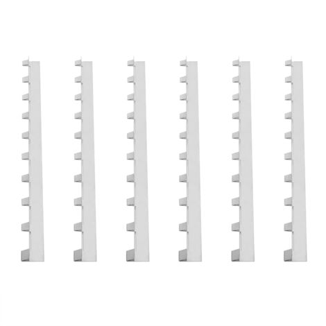 6Pcs Durable Metal Beehive Frame Strips Spacers Beekeeper Beekeeping Tool Equipment