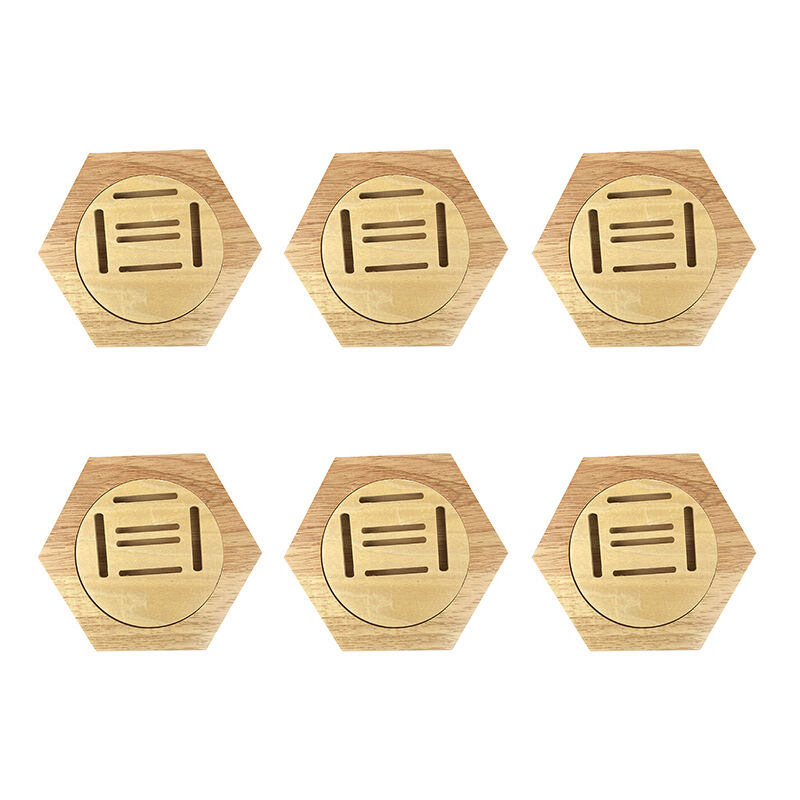 6pcs espositore per medaglie esagonali scaffali di...