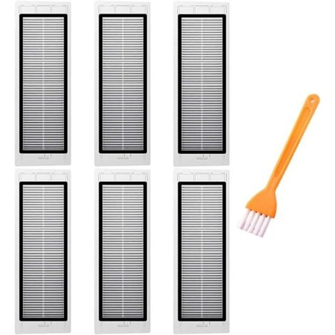 6Pcs Filtre Hepa De Remplacement Compatible Avec Aspirateur Xiaomi Roborock S5 Max S6 Pure S6 Max S6 Maxv S65 S60 S6 S55 S51 S50