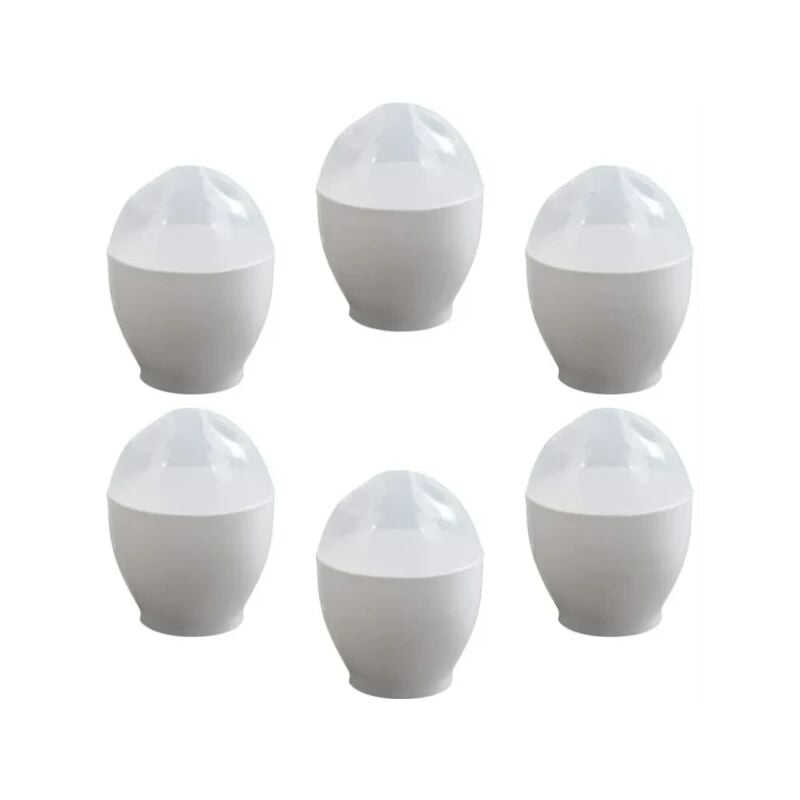 Feiyue - 6pcs Fouet à œufs pour micro-ondes Pot à œufs Fouet à œufs pour micro-ondes
