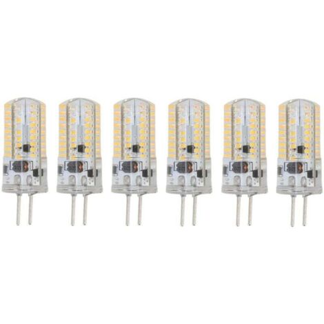 6Pcs GY6.35 Ampoules LED 5W AC 12V Blanc Chaud 2700 à 3000K Blanc 6000 à 6500K 500LM 72LED Ampoules pour Bureau à Domicile Ampoules LED Ampoules LED(1)