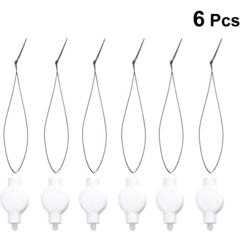 6pcs LED Lanterne Lumières Blanc Chaud LED for Party Festival de Lampion Ballons de Mariage Anniversaire de Noël Décor Simple