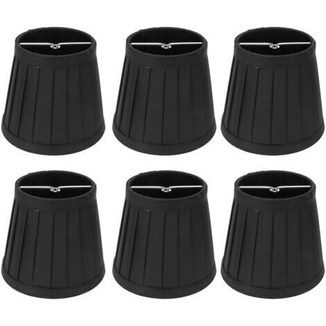 6PCS Modern Cloth Lampshade Chandelier Lamp Shades for E14 Wall Lamp Room Decor