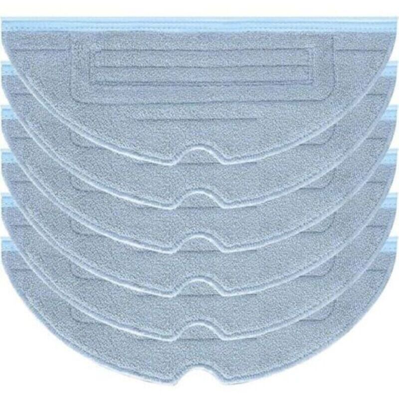 6pcs Mop Pads for Roborock S7 Pro Ultra S7 MaxV Ultra S7 Plus S7 Max Replacement Parts Accessories for Roborock S7 T7s T7s Plus Robot Vacuum Cleaner--