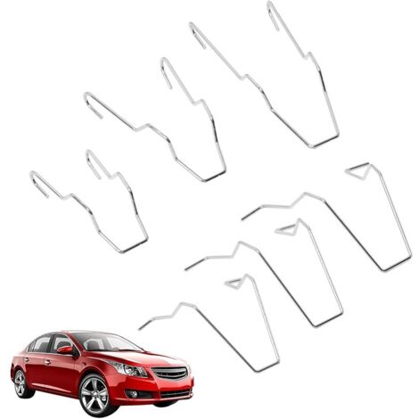 6PCS Pinces à Ressort de Retenue D'ampoule,Clips Ampoule H7,Ampoule H1,Ampoule H4,Agrafe Phare 207,Acier Phare de Croisement, Remplacement Facile pour H1/H3/H4/H7