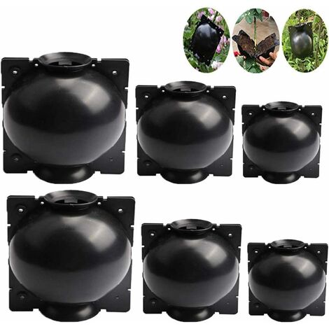 6pcs Plant Assisted Rooting Device High Pressure Propagation Ball Box Grafting Plant Propagator Rooting Ball Devices Assisted Cutting Rooting Plant for Garden Grafting Rooting Growing Breeding(S+M+L)