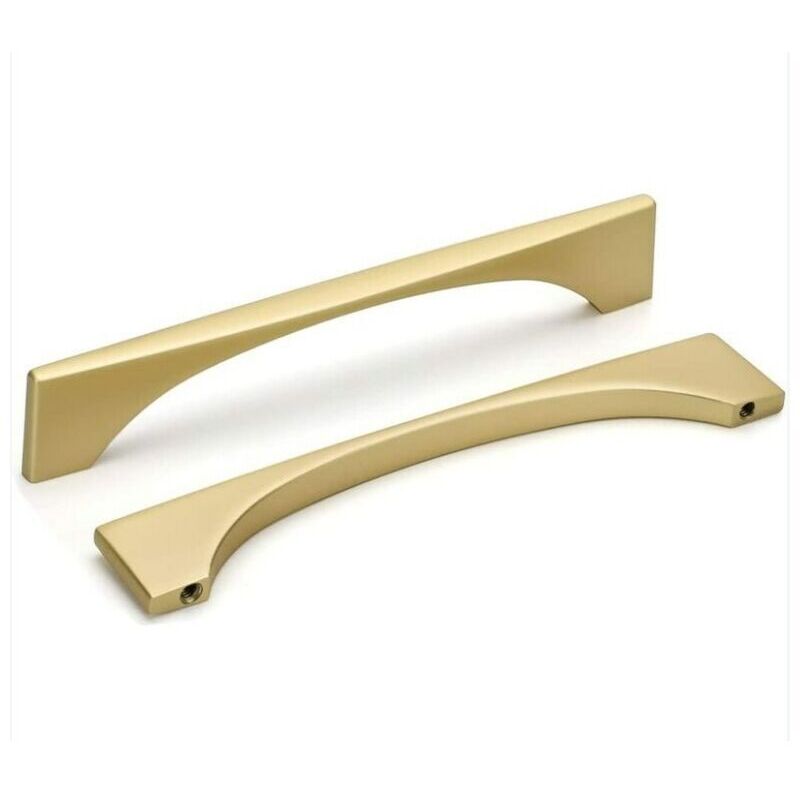 6pcs Poignee de Meuble Cuisine Or Poignée Porte Armoire Poigné Tiroire en T Bar poignée de porte Hole distance 192mm - RWPoignée de meuble
