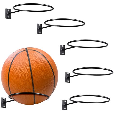 JEOBEST Panier de rangement vertical pour balles, support de rangement,  panier à jouets PANNEAU DE BASKET-BALL