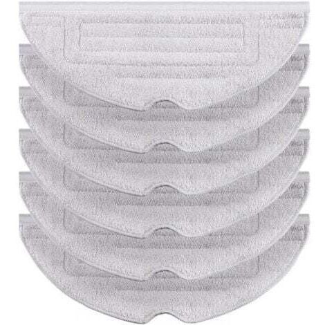 6pcs Serpillière pour Roborock S7 Pro Ultra S7 MaxV Ultra S7 Plus S7 Max Pièces de Rechange Accessoires pour Roborock S7 T7s T7s Plus Robot Aspirateur