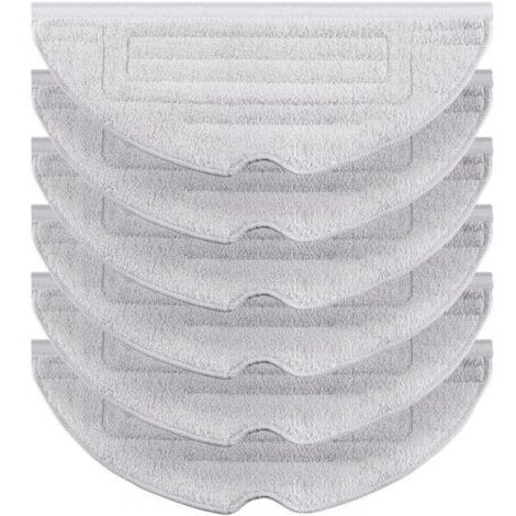 6pcs Serpillière pour Roborock S7 Pro Ultra S7 MaxV Ultra S7 Plus S7 Max Pièces de Rechange Accessoires pour Roborock S7 T7s T7s Plus Robot Aspirateur