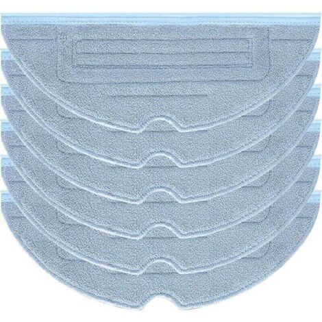 6pcs Serpillière pour Roborock S7 Pro Ultra S7 MaxV Ultra S7 Plus S7 Max Pièces de Rechange Accessoires pour Roborock S7 T7s T7s Plus Robot Aspirateur---Crezuo