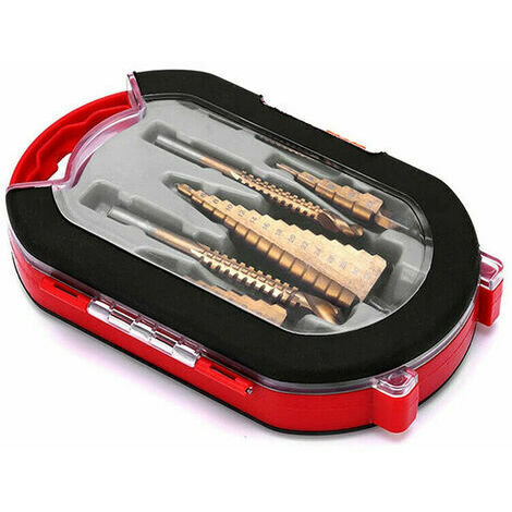 6pcs / set Cobalt Foret 32MM Métal / Bois Cône Fraise WHWY