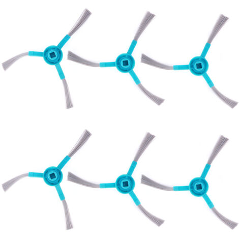 6Pcs Side Brush Replacement Fit for Conga 3090 3490 4090 Robot Sweeper Accessories