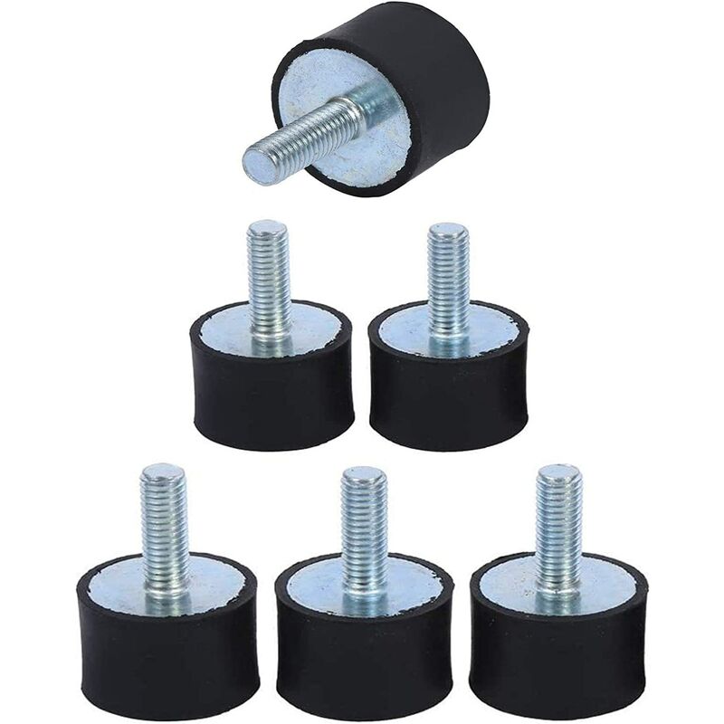 FVO - 6PCS Supporti in gomma M3 M5 M6, Silent