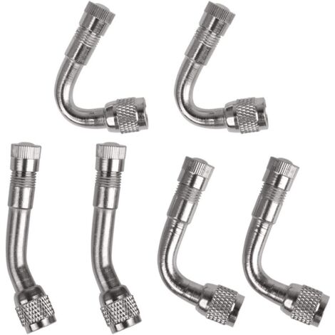 6pcs Tire Valve Extension Tyre Adapter 45/90/135 Degree for Car Motorcycle Bike