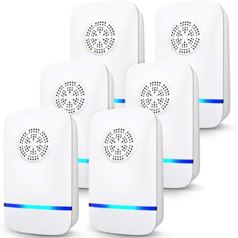 6pcs Ultrasonic Pest Repeller, Ultrasonic Mouse Repellent, Indoor Ultrasonic Mosquito Repellent, Anti Rat/Cockroach/Rodent/Ant/Spider/Insect Device