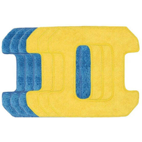 6Pcs Vadrouille Sèche pour Hobot 268 Fenêtre Propre Vadrouille Chiffon Weeper Vitre Microfibre Vitre Partie Nettoyant