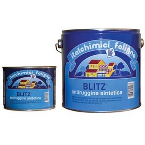 6PZ ANTIRUGGINE SINTETICO "BLITZ" - ml.500 grigio
