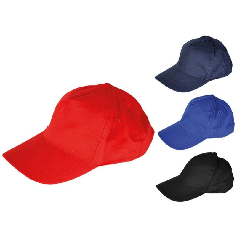 Image of 6PZ berretto con chiusura regolabile colore blu royal