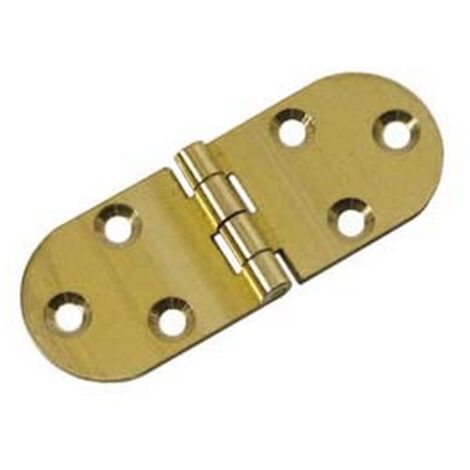 6PZ CERNIERA  OTTONE A BISCOTTO SENZA FERMO - mm.30x80