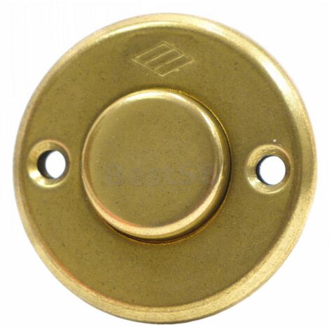 6PZ CISA ART.06110.00 PULSANTE IN OTTONE,PER SERRATURE ELETTRICHE