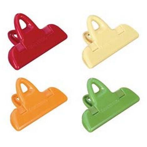 6PZ CLIP PER SACCHETTI "PRESTO" - cm.7 pz.4