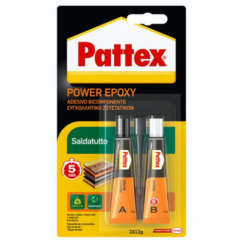 6PZ COLLA PATTEX POWER EPOXY SALDATUTTO  gr. 24