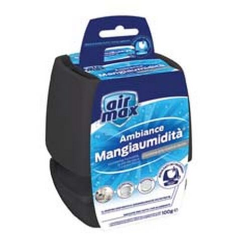 6PZ CONTENITORE AIRMAX AMBIANCE MINI KIT TAB GRIGIO - CONTENITORE E 1 RICARICA 100 GR. INCLUSA