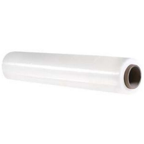 6PZ FILM ESTENSIBILE MANUALE BIANCO cm50h. lunghezza rotolo mt300 spessore My 2