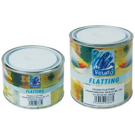 6PZ FLATTING TRASPARENTE OPACO BARATTOLO FLATTING LUX ml370 trasparente opaco