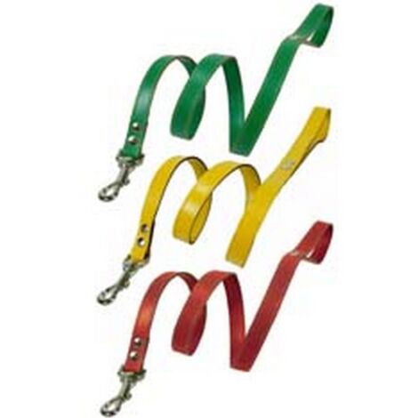 6PZ GUINZAGLIO PER CANI CUOIO CUCITO COLORATO - cm.110x2