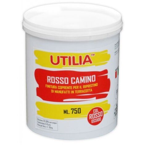 6PZ IDROPITTURA COTTO E MATTONI ROSSO CAMINO ml. 750