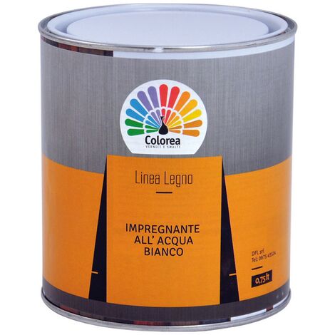 6PZ IMPREGNANTE PER LEGNO 'COLOREA' Lt. 0,750 Bianco