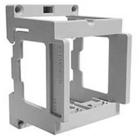 6PZ INVOLUCRO PORTAFRUTTI 2 POSTI PER MONTAGGIO SU BINARIO DIN IP20 - (1412)