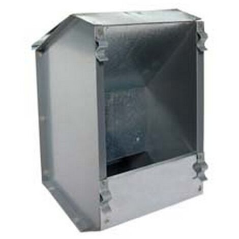 6PZ MANGIATOIA CON COPERCHIO PER CONIGLI - cm.14x13x25h.