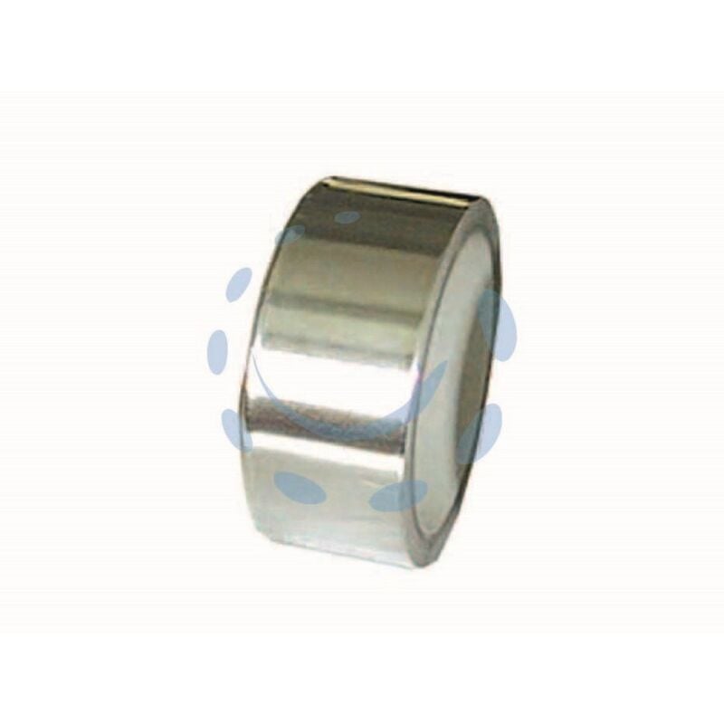 Image of 6PZ nastro adesivo in alluminio alte e basse temperature - MM.50X45,7 mt. colore alluminio