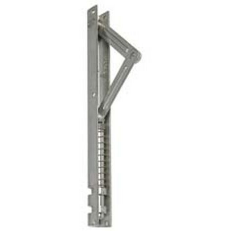 6PZ PALETTO AUTOMATICO MOLLA REVERSIBILE ACCIAIO INOX ART.409 cm27h., scatola