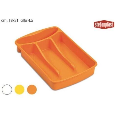 6PZ PORTAPOSATE POSTI LINEA PRIMAVERA POLIPROPILENE COLORE BIANCO cm18x31x4,5h