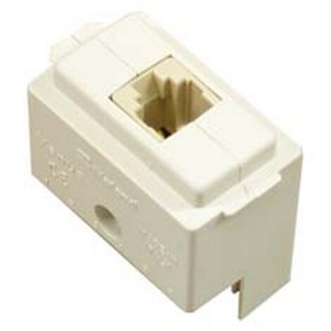 6PZ PRESA TELEFONO "VENUS" - RJ11 4 contatti (7108)