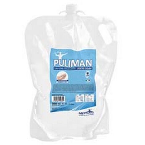 6PZ SAPONE LIQUIDO LAVAMANI "PULIMAN" RICARICA DISPENSER ml3000 ricarica