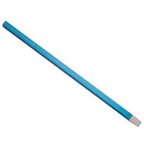 6PZ SCALPELLO DA ELETTRICISTA RIFFILABILE A TAGLIO - mm.10x200 - ø mm.8