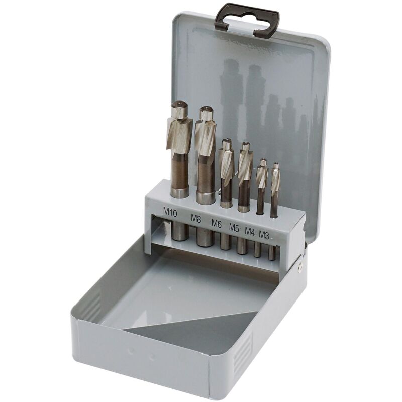 6pz- Set di frese dritte in HSS Co5