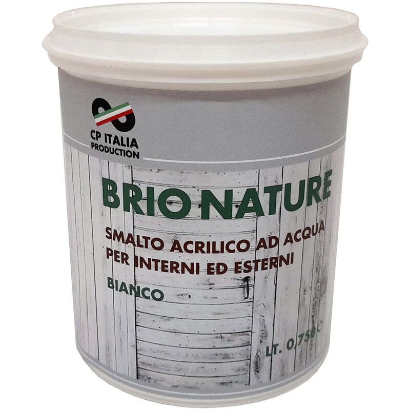 Image of Nextradeitalia - 6PZ smalto allacqua brionature x term. LT.0,750 bianco