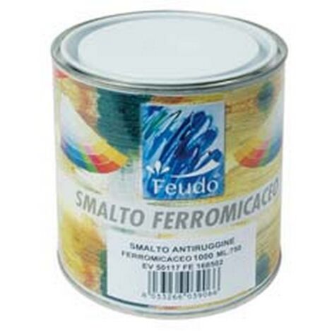 6PZ SMALTO SINTETICO FERROMICACEO (ANTI LACK) - ml.750 piombo RAL 2000