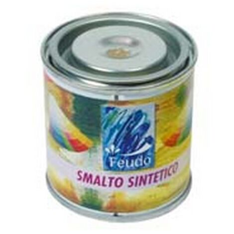 6PZ SMALTO SINTETICO LUCIDO ml 125 (LACK 82) - ml.125 rosso fuoco RAL 3000