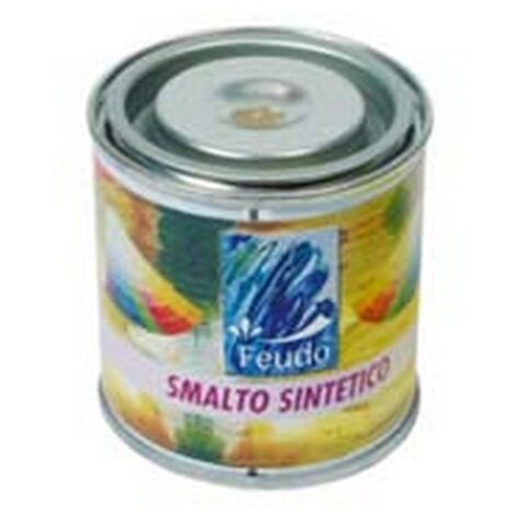 6PZ SMALTO SINTETICO OPACO ml 125 (LACK 90) - ml.125 bianco opaco RAL 9010