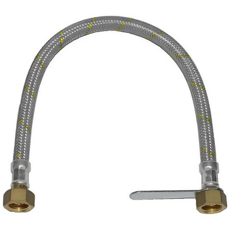 6PZ TUBO FLESSIBILE PER CENTRALINE GAS CON CHIAVE Attacco 1/2 FF  cm. 70
