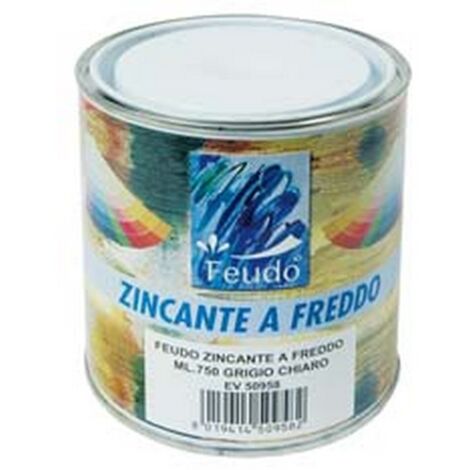 6PZ ZINCATE A FREDDO IN BARATTOLO (ZINK KALT) - ml.750 grigio chiaro