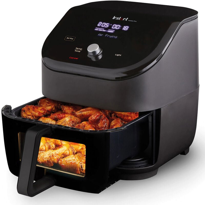 Image of Friggitrice ad aria multiuso Instant Vortex Plus ClearCook 5,7 litri nera