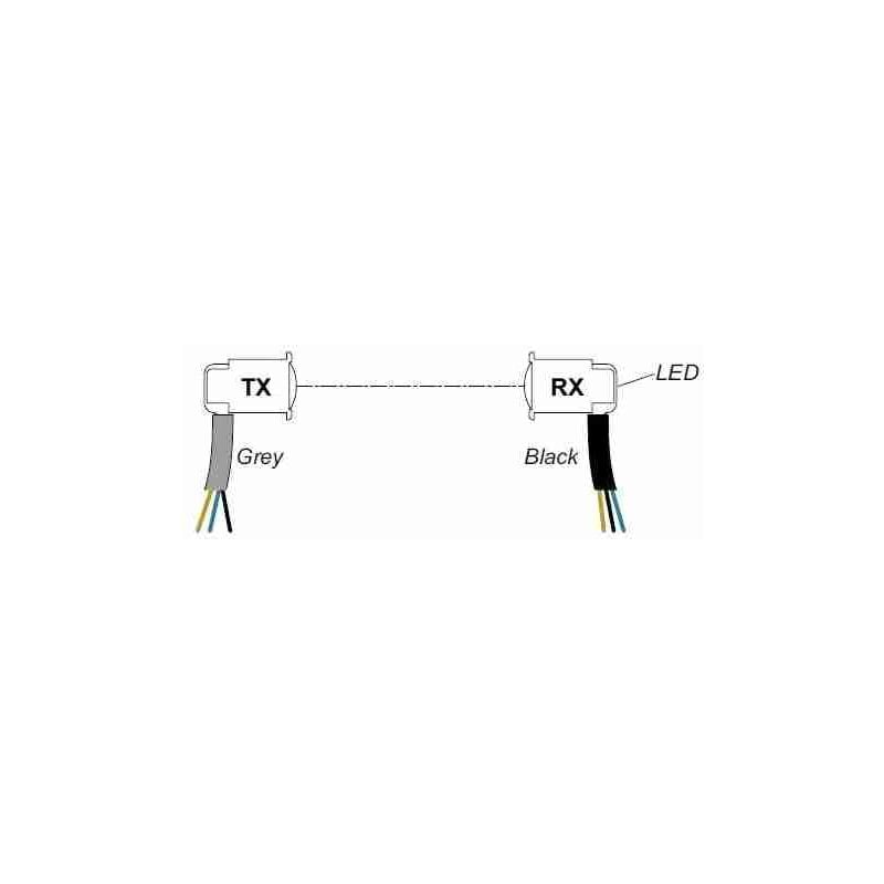 Ditec - 6SICUR2 paire de photocellules avec electronique integre